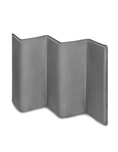 BN-LO-STEFI_PLUS_GREY_WHITE,Lionelo - Patut pliant cu doua nivele, Stefi Plus, Cu intrare laterala cu fermoar, 2 roti, 120x60 cm