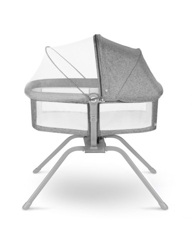 BN-LO-MALIN_GREY_STONE,Lionelo - Patut balansoar Malin, 3 in 1, Pliabil, 0-9 kg, Geanta Transport, Asamblare Rapida, Ultra-Usor,