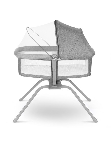 BN-LO-MALIN_GREY_STONE,Lionelo - Patut balansoar Malin, 3 in 1, Pliabil, 0-9 kg, Geanta Transport, Asamblare Rapida, Ultra-Usor,