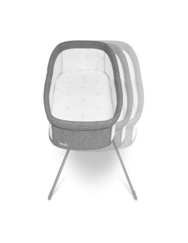 BN-LO-MALIN_GREY_STONE,Lionelo - Patut balansoar Malin, 3 in 1, Pliabil, 0-9 kg, Geanta Transport, Asamblare Rapida, Ultra-Usor,