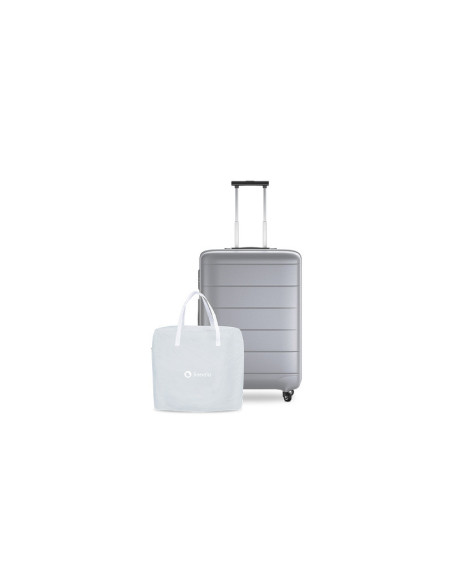 BN-LO-MALIN_GREY_STONE,Lionelo - Patut balansoar Malin, 3 in 1, Pliabil, 0-9 kg, Geanta Transport, Asamblare Rapida, Ultra-Usor,