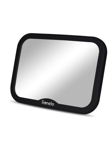 BN-LO-SETT_BLACK_CARBON,Lionelo - Oglinda auto retrovizoare, Sett, 25x18 cm, Rotire 360 grade, Universala, Black Carbon