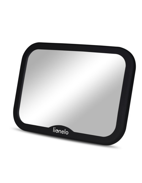 BN-LO-SETT_BLACK_CARBON,Lionelo - Oglinda auto retrovizoare, Sett, 25x18 cm, Rotire 360 grade, Universala, Black Carbon