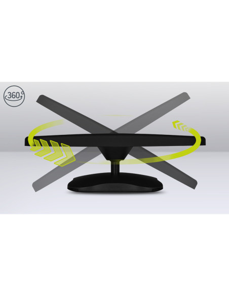 BN-LO-SETT_BLACK_CARBON,Lionelo - Oglinda auto retrovizoare, Sett, 25x18 cm, Rotire 360 grade, Universala, Black Carbon