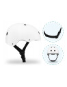 BN-LO-HELMET_WHITE,Lionelo - Casca pentru copii, Reglabila 50-56 cm, Din ABS si EPS, Conform cu standrdul EN1078, Alb