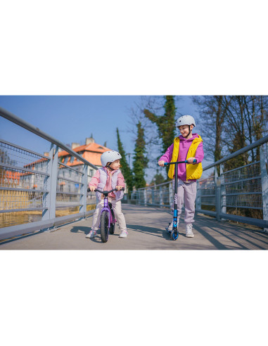 BN-LO-HELMET_WHITE,Lionelo - Casca pentru copii, Reglabila 50-56 cm, Din ABS si EPS, Conform cu standrdul EN1078, Alb