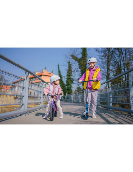 BN-LO-HELMET_WHITE,Lionelo - Casca pentru copii, Reglabila 50-56 cm, Din ABS si EPS, Conform cu standrdul EN1078, Alb