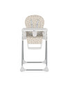 BN-PM_Gusto_Beige_Dandelions,Petite&Mars - Scaun de masa Gusto, Spatar reglabil in 3 trepte, Suport de picioare ajustabil, Cu hu