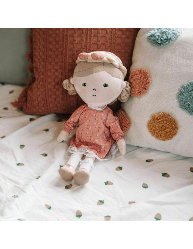 BN-620520,Petite&Mars - Papusa Sophie 14 x 34 cm, 0 luni, 35 cm, Roz