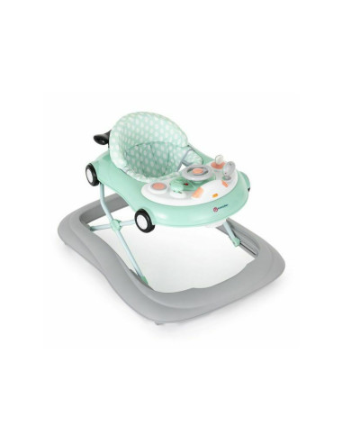 BN-857908,Petite&Mars - Premergator muzical cu panou interactiv si lumini Cabrio, Inaltime reglabila pe 3 pozitii, 6 luni+, Verd