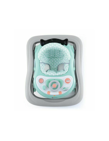 BN-857908,Petite&Mars - Premergator muzical cu panou interactiv si lumini Cabrio, Inaltime reglabila pe 3 pozitii, 6 luni+, Verd