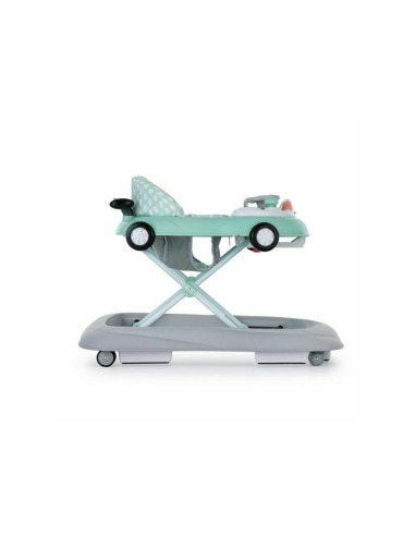 BN-857908,Petite&Mars - Premergator muzical cu panou interactiv si lumini Cabrio, Inaltime reglabila pe 3 pozitii, 6 luni+, Verd