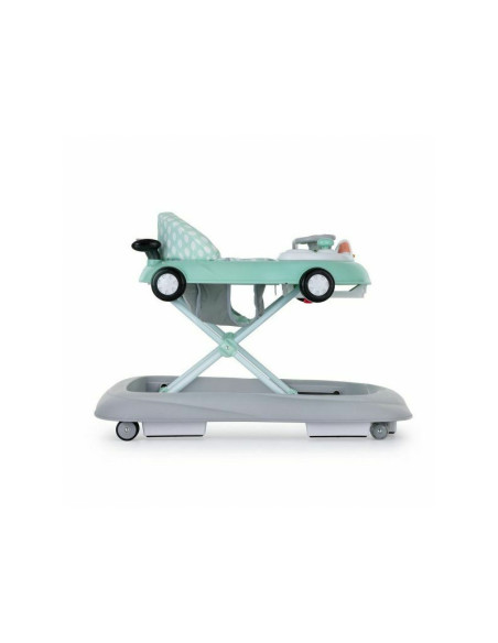 BN-857908,Petite&Mars - Premergator muzical cu panou interactiv si lumini Cabrio, Inaltime reglabila pe 3 pozitii, 6 luni+, Verd