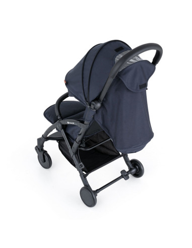 BN-460842,Petite&Mars - Carucior sport Up, Ultracompact si usor, 6 luni+, 5.8 kg, Bara detasabila, Sustine pana la 22 kg, Albast