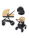 BN-472345,Petite&Mars - Carucior 2 in 1 Trails Heritage Bee, Editie limitata, Cu protectie de picioare si salteluta suplimentara
