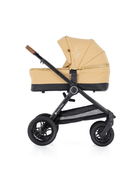 BN-472345,Petite&Mars - Carucior 2 in 1 Trails Heritage Bee, Editie limitata, Cu protectie de picioare si salteluta suplimentara