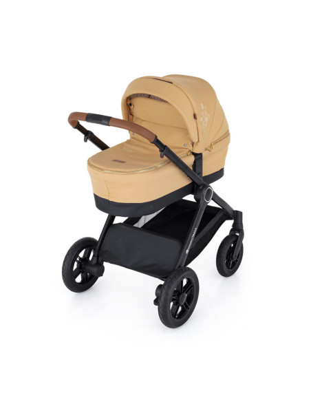 BN-472345,Petite&Mars - Carucior 2 in 1 Trails Heritage Bee, Editie limitata, Cu protectie de picioare si salteluta suplimentara