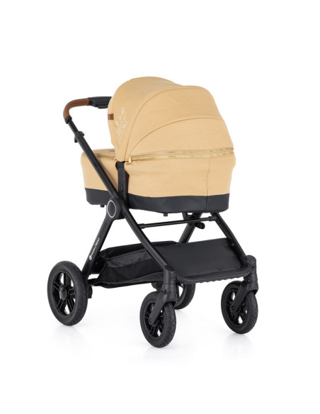 BN-472345,Petite&Mars - Carucior 2 in 1 Trails Heritage Bee, Editie limitata, Cu protectie de picioare si salteluta suplimentara