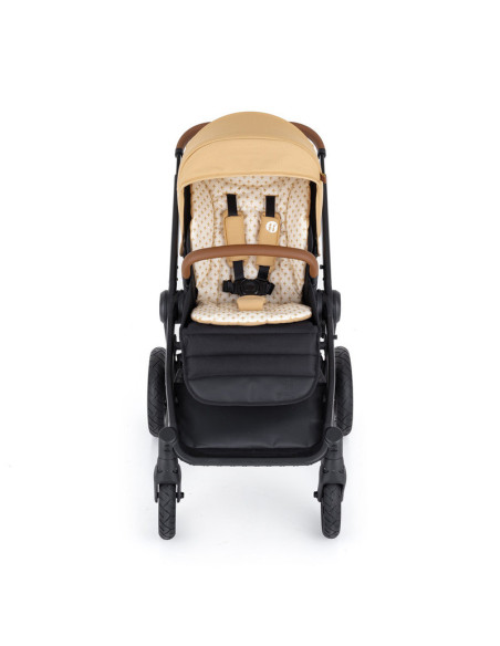 BN-472345,Petite&Mars - Carucior 2 in 1 Trails Heritage Bee, Editie limitata, Cu protectie de picioare si salteluta suplimentara