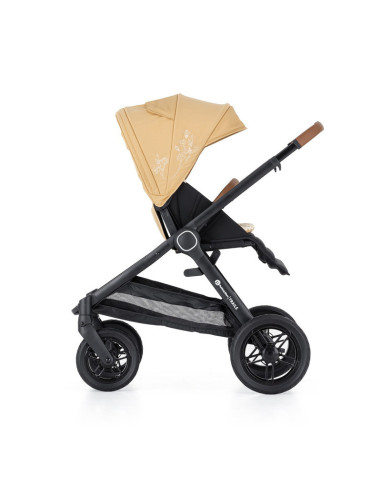 BN-472345,Petite&Mars - Carucior 2 in 1 Trails Heritage Bee, Editie limitata, Cu protectie de picioare si salteluta suplimentara