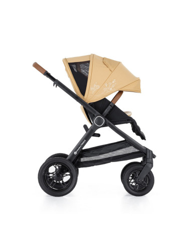 BN-472345,Petite&Mars - Carucior 2 in 1 Trails Heritage Bee, Editie limitata, Cu protectie de picioare si salteluta suplimentara