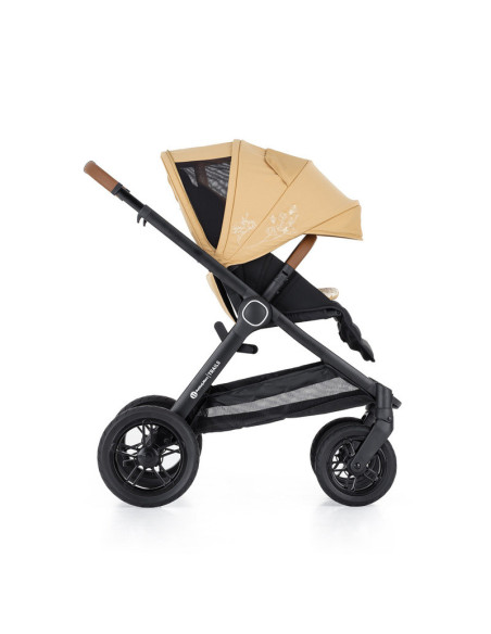BN-472345,Petite&Mars - Carucior 2 in 1 Trails Heritage Bee, Editie limitata, Cu protectie de picioare si salteluta suplimentara