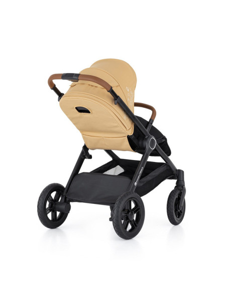 BN-472345,Petite&Mars - Carucior 2 in 1 Trails Heritage Bee, Editie limitata, Cu protectie de picioare si salteluta suplimentara