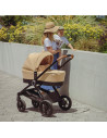BN-472345,Petite&Mars - Carucior 2 in 1 Trails Heritage Bee, Editie limitata, Cu protectie de picioare si salteluta suplimentara