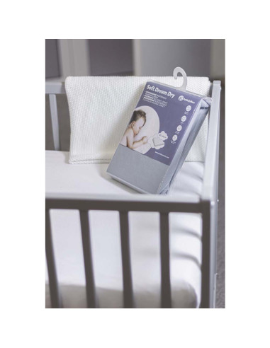 BN-312112,Petite&Mars - Cearceaf cu eleastic, Soft Dream, Din Jersey, Lavabil la masina pana la 40 de garde, 120x60 cm, Gri