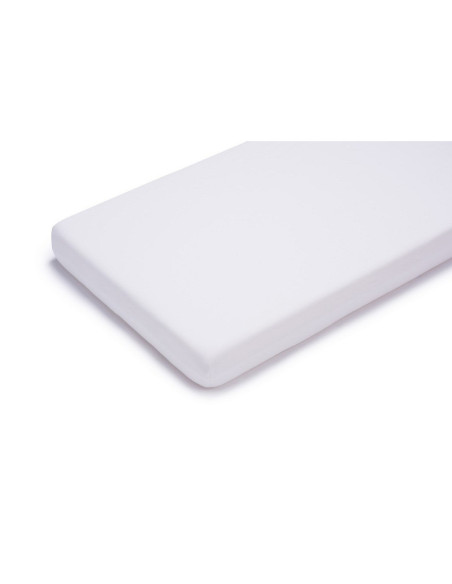BN-313401,Petite&Mars - Cearceaf impermeabil cu eleastic, Soft Dream Dry, Lavabil la masina pana la 95 de garde, 120x60 cm, Alb