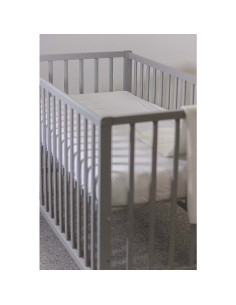 BN-313401,Petite&Mars - Cearceaf impermeabil cu eleastic, Soft Dream Dry, Lavabil la masina pana la 95 de garde, 120x60 cm, Alb 2