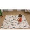 BN-48747,Covoras de joaca Magic Road, Cu doua fete, Pliabil, Protectie impotriva loviturilor, Dimensiune mare, 200 x 150 cm, Cu 