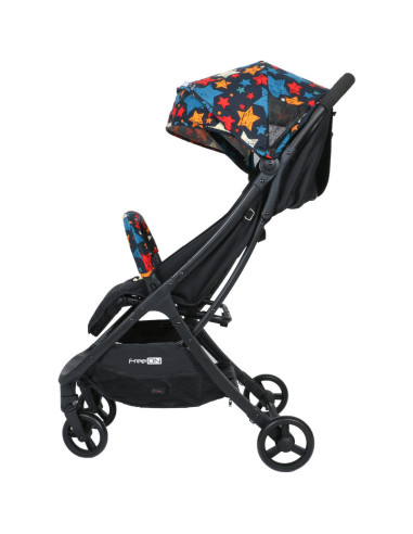 BN-44381,Carucior sport pliabil tip troler, Solo, Tehnologia inovatoare One-Hand Folding, Greutate 6 kg, Cu capotina UPF 50+, Pl