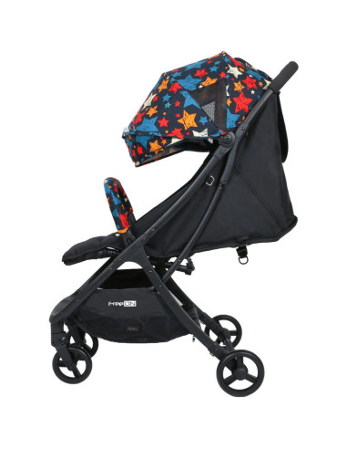 BN-44381,Carucior sport pliabil tip troler, Solo, Tehnologia inovatoare One-Hand Folding, Greutate 6 kg, Cu capotina UPF 50+, Pl