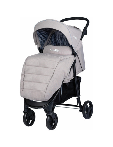 BN-44480,Sistem de calatorie 2 in 1, Carucior Action Duo si scoica auto inclusa, Conform cu standardele europene de securitate E
