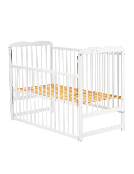 BN-QMAGA10CM03AL,Qmini - Patut din lemn Agata 120x60 cm, Cu laterala culisanta, Din lemn de pin, Stabil si rezistent, Inaltime s