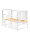 BN-QMAGA10CM03AL,Qmini - Patut din lemn Agata 120x60 cm, Cu laterala culisanta, Din lemn de pin, Stabil si rezistent, Inaltime s