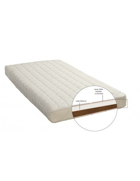 Saltea Copii Cocos Latex Silver, 120 x 60 x 9 cm,pjb_13