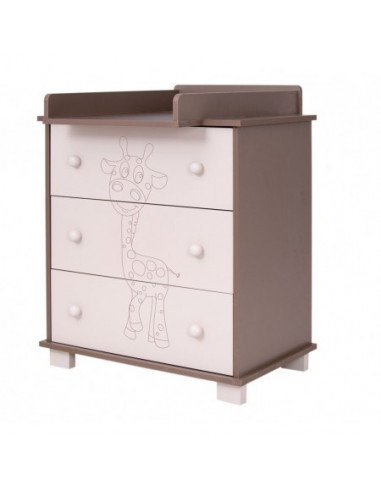 Comoda bebelusi cu rama de infasat Drewex Giraffe