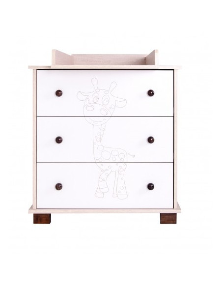 Comoda bebelusi cu rama de infasat detasabila, Drewex Giraffe