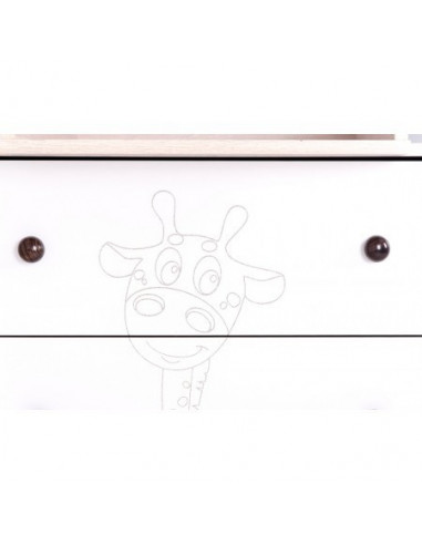 Comoda bebelusi cu rama de infasat detasabila, Drewex Giraffe