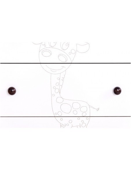 Comoda bebelusi cu rama de infasat detasabila, Drewex Giraffe