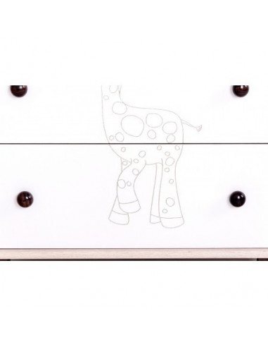 Comoda bebelusi cu rama de infasat detasabila, Drewex Giraffe
