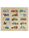 BEL11007,Puzzle Amesteca si potriveste Transport