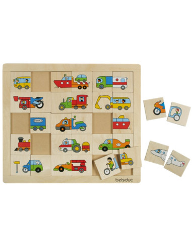 BEL11007,Puzzle Amesteca si potriveste Transport