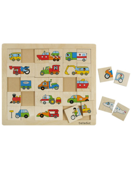 BEL11007,Puzzle Amesteca si potriveste Transport