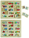 BEL11007,Puzzle Amesteca si potriveste Transport
