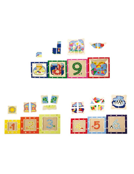 BEL16124,Joc puzzle Piramidix Beleduc