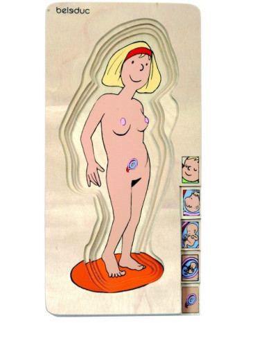 BEL17024,Puzzle stratificat Mama si Copilul Beleduc