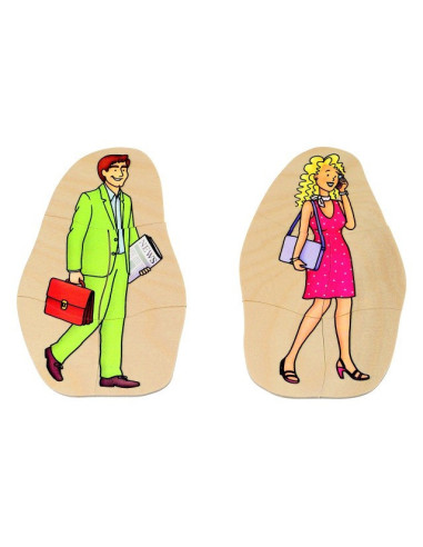 BEL17052,Puzzle stratificat Bunica si Bunicul Beleduc